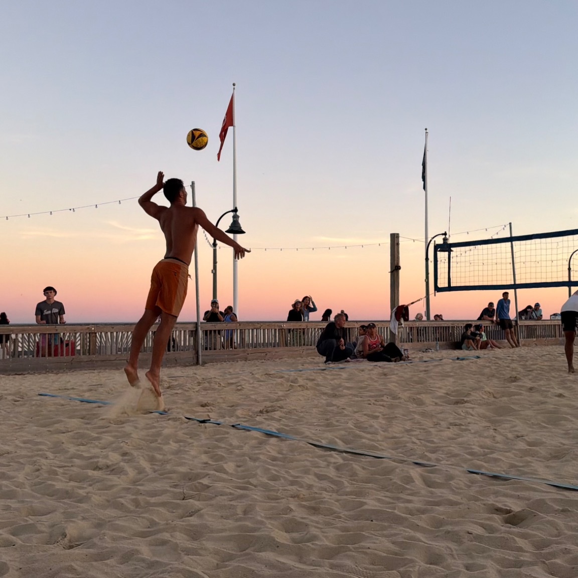 Coach Sami Jindyeh beach volleyball